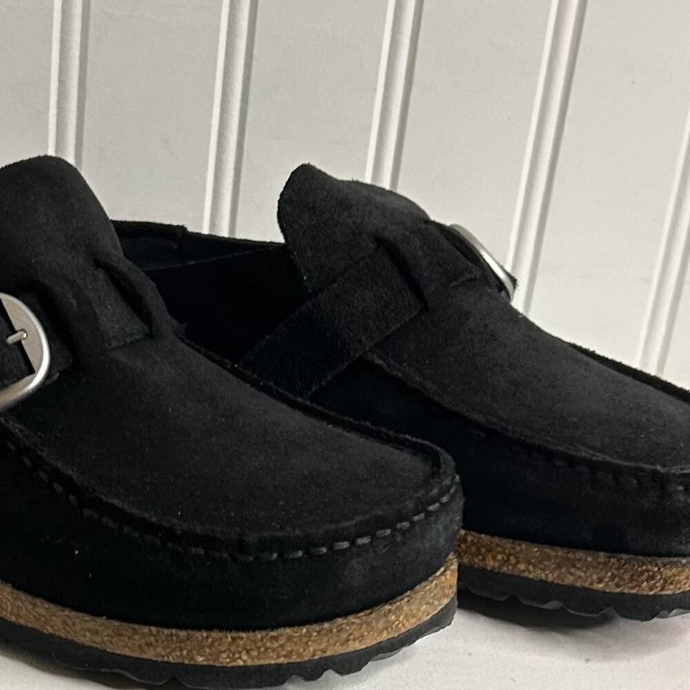 Birkenstock Womens Buckley Black Mules Size 38/7.75 - Picture 2 of 7